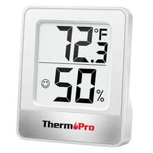 ThermoPro TP49 - Termómetro digital para interiores con monitor de temperatura y humedad, mini termómetro higrómetro - 1 - Ver 10