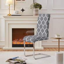 1/2/4/6 buc. huse de scaun elastice imprimate, 160 g/m² îngroșate, potrivite pentru casă, hotel, restaurant, scaun de sufragerie, toate anotimpurile - Multicolor - Vizualizare 9