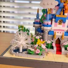 1000+ Pcs Ancient Architecture Castle Building Blocks, DIY Ice & Fantasy World Construction - Multicolor - View 8