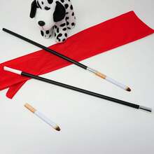 1 Retractable Smoking Pipe + 1 Fake Cigarette, Halloween Retractable Smoking Pipe Fake Cigarette Prank Toy, COSPLAY, Party Props, Halloween Ball