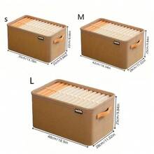 1PC,Set Of Classic Fabric Storage Baskets - Foldable, Versatile Organizer For Closet, Shelf, Office & Dorm - Ideal For Clothing, Sundries & Home Organization