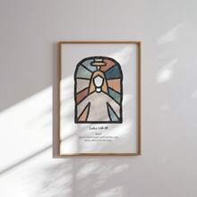 4 Stücke/Set Weihnachts-Advents-Bibel-Geschichte Krippen-Drucke, Leinwanddruck im christlichen Boho-Stil Weihnachts-religiöse Wanddekoration, Kirchenkinderzimmer Wanddekoration, Heimdekoration, Raumdekoration, Schlafzimmerdekoration, Wohnzimmerdekoration, Badezimmerdekoration, Wanddekoration, Weihnachtsdekoration für Zuhause, optionale gerahmte Wandkunst - Verschiedenfarbig - Übersicht 7