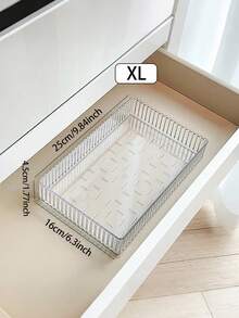 Zestaw przezroczystych tacek/pudełek do przechowywania 1/2/5/6/7 szt., 7 różnych rozmiarów, wielofunkcyjne pudełko na kosmetyki, gadżety, sztućce, odpowiednie do toaletki, kuchni, szuflady biurowej, sypialni, na różne okazje, prezenty świąteczne i noworoczne