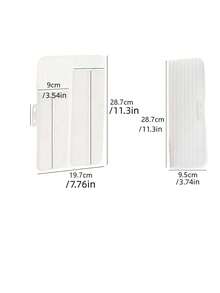 1pc Delicate And Simple Fashionable White Silicone Mat Hair Straightening Clip Heat Insulation Straightener And Flat Iron Protective Cover, Multiple Colors Portable Silicone Heat-Resistant Mat For Travel. Decorations Decor Festival Decor Room Decor Home Decor