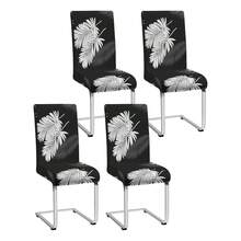 1/2/4/6 buc. huse de scaun elastice imprimate, 160 g/m² îngroșate, potrivite pentru casă, hotel, restaurant, scaun de sufragerie, toate anotimpurile - Multicolor - Vizualizare 37