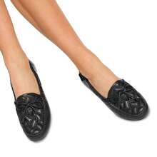 Women's Eagle Moccasin Loafer Flats |  | Women Flats - 黑色 - 查看 2