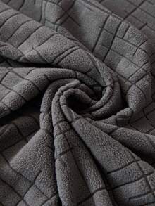 1件装现代简约全覆盖弹力防滑沙发套 - 四季通用提花天鹅绒保护套，宠物友好，防污防刮，适用于1-5座沙发（不含枕套） - 深灰色 - 查看 8