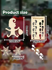 1 set de décorations de Noël, modèle de pied d'accessoire de lutin, échelle de corde de farce de lutin, modèle de lutin, site de construction de lutin, décoration d'elfe d'intérieur pour Noël, convient pour la décoration de sol et de fenêtre