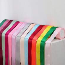 25 Yards Ribbon Floral Bouquet Decor Ribbon 4CM Gift Wrapping Ribbon Satin Ribbon Silk Ribbon Christmas Packaging Bow