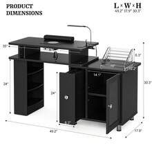 美甲桌/美甲台，玻璃柜门美甲工作台，带集尘器、可拆卸亚克力容器、柜子和抽屉，梳妆台，美甲工作台，美甲桌，沙龙设备，美甲桌，美甲师工作台，沙龙家具，美甲师工作台，便携式美甲桌，可折叠美甲工作台，沙龙工作台，美甲桌，工作台，美甲工作台，美甲用品，美甲桌，美甲桌，廉价美甲桌，美甲工作台，美容院设备，美甲桌，美甲桌，美甲工作台，美发沙龙设备，美甲桌，美甲沙龙家具，便携式美甲桌 - 查看 8