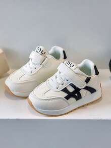 1 đôi giày thể thao trẻ em, giày chạy bộ, giày thường ngày, giày thể thao đa năng - màu đen - Xem 14