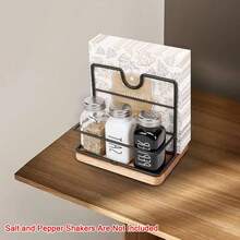 Support pour essuie-tout en fer, boîte de distribution de mouchoirs de bureau minimaliste et élégante en métal pour la maison, le restaurant