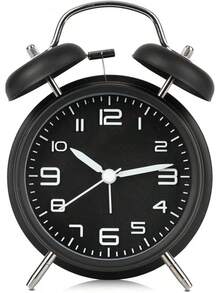 Reloj de pared digital, Se Puede Colgar o Colocar Pie Reloj Despertador de visualización con Control Remoto, Reloj Digital con Luz Nocturna, Fecha Semana, Temperatura para recámara (Azul) - A - Ver 2