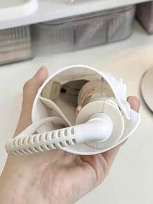 1pc Delicate And Simple Fashionable White Silicone Mat Hair Straightening Clip Heat Insulation Straightener And Flat Iron Protective Cover, Multiple Colors Portable Silicone Heat-Resistant Mat For Travel. Decorations Decor Festival Decor Room Decor Home Decor