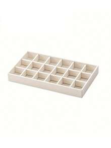 1pc Transparent 3-Layer 72-Grid Jewelry Storage Box For Women's Daily Earrings, Rings, Necklaces, Bracelets. Drawer Style 3-Layer 72-Grid Detachable Large Capacity Nail Drill & Nail Decoration Organizer