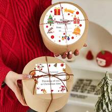 Custom Cardboard, Custom Postcards, Custom Christmas Cards, Custom Greeting Cards, Custom Gift Box Labels, Custom Tags, Custom Wine Labels, Custom Gift Tags, Custom Item Classification Labels, Custom Gift Tags, Party, Birthday, Gathering, Back To School, Independence Day, Beach Party - Christmas Card Paper - View 3