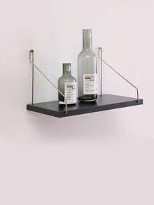 1 pieza Estantería flotante para pared para dormitorio|cocina|baño, estantería flotante de madera rústica montada en la pared con soportes invisibles para libros|almacenamiento|decoración