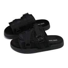 2025 High-End Feel Outdoor Slippers Unisex Beach Slide Sandals - Bầu trời đầy sao đen phản chiếu - Xem 5