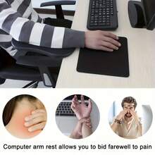 1pc 180° Adjustable Sliding Desktop Extension Arm - Ergonomic Wrist And Arm Support, Suitable For Gaming, Office, Study And More - Durable Desktop Extension Bracket, Random Connecting Accessories Included, Does Not Affect Usage