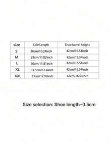 1 Pair Rain Shoe Covers, Waterproof, Anti-Slip, Thick , Outdoor Cycling, Suitable For Men & Women Insulation,Galentines,Puppy,Carnival,Party Decorations