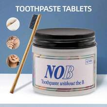 Solid Toothpaste Nobs Without The BS Tablets Flavors Teeth Breath Mouthwash Smoke Remove Bad Whitening Fresh Charcoal Stains - Mặc định - Xem 3