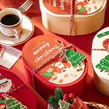 Custom Cardboard, Custom Postcards, Custom Christmas Cards, Custom Greeting Cards, Custom Gift Box Labels, Custom Tags, Custom Wine Labels, Custom Gift Tags, Custom Item Classification Labels, Custom Gift Tags, Party, Birthday, Gathering, Back To School, Independence Day, Beach Party - Christmas Card Paper - View 6