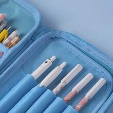 Estuche para lápices de gran capacidad con diseño de unicornio, caja de papelería 3D estereoscópica de EVA, nuevo modelo para estudiantes de primaria, estuche para lápices de niñas, estuche para lápices de comercio transfronterizo