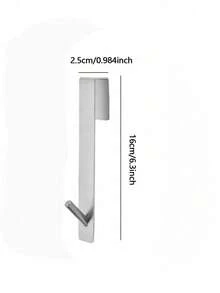 2/1 件不锈钢 S 形淋浴毛巾杆，适用于玻璃门、浴室浴袍挂钩，易于安装的 S 形毛巾和浴袍衣架，适用于淋浴间、厨房、卧室 - 耐用、节省空间的浴室配件 - 彩色 - 查看 3