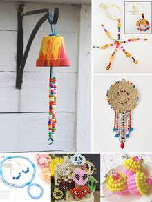 1Box Of About 2700/3600Pcs Pony Beads Jewelry Making Kit For Making Bead Bracelets, Colorful Rainbow Hair Beads For Hair Braiding, 24-Color Friendship Bracelet Beads For Handicraft And Jewelry Making