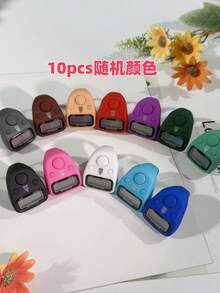 عداد مطاطي جديد، عداد متعدد الوظائف محمول مع شاشة رقمية، مناسب لعد الصلوات والجرد والحركة المرورية وأكثر من ذلك - متعدد الألوان - مشاهدة 18