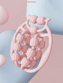 1件装九轮环腿部按摩器滚动夹腿缓解肌肉疏通经络揉捏放松滚轮轴