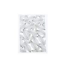 不粘可重复使用柔性粘土纹理垫适用于陶器陶瓷聚合物粘土工具压印浮雕印章草叶花朵图案