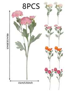 1 Stück/2 Stücke/4 Stücke/10 Stücke 18.9 Inch Austin Rose & Pfingstrosen Künstliche Blumen mit langen Stielen, geeignet für Vasen Zuhause, Büro, Hochzeit, Verlobung, Blumenarrangements, Jahrestag, Muttertag, Geburtstag, Abschlussfeier, Gartendekoration, Outdoor Pflanzen, Gärtnerei, Künstliche Blumen - gemischte Farben - Übersicht 12