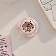 Cartoon Animal Magnetic Phone Holder, Personalized Desktop Airbag Adjustable Phone/Tablet Stand,Up Socket Phone Grip, Phone Accessories, Phone Decor, Phone Essentials, Phone Slide Stand, Phone Grip, Small Gift For Lover, Relatives, Friends Compatible With IPhone, Android Phone, Gift For Birthday, Family, Friends Push-Pull Phone Grip - Nhiều màu - Xem 20