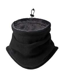 2 Piezas /1 Pieza Calentador de cuello de invierno tipo gaitera para hombres y mujeres, bufanda de forro polar de invierno a prueba de viento para esquiar, hacer senderismo, ciclismo - Multicolor - Ver 9