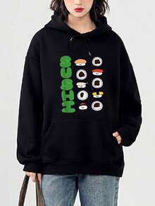 Women Sweatshirts - 黑色 - 查看 1