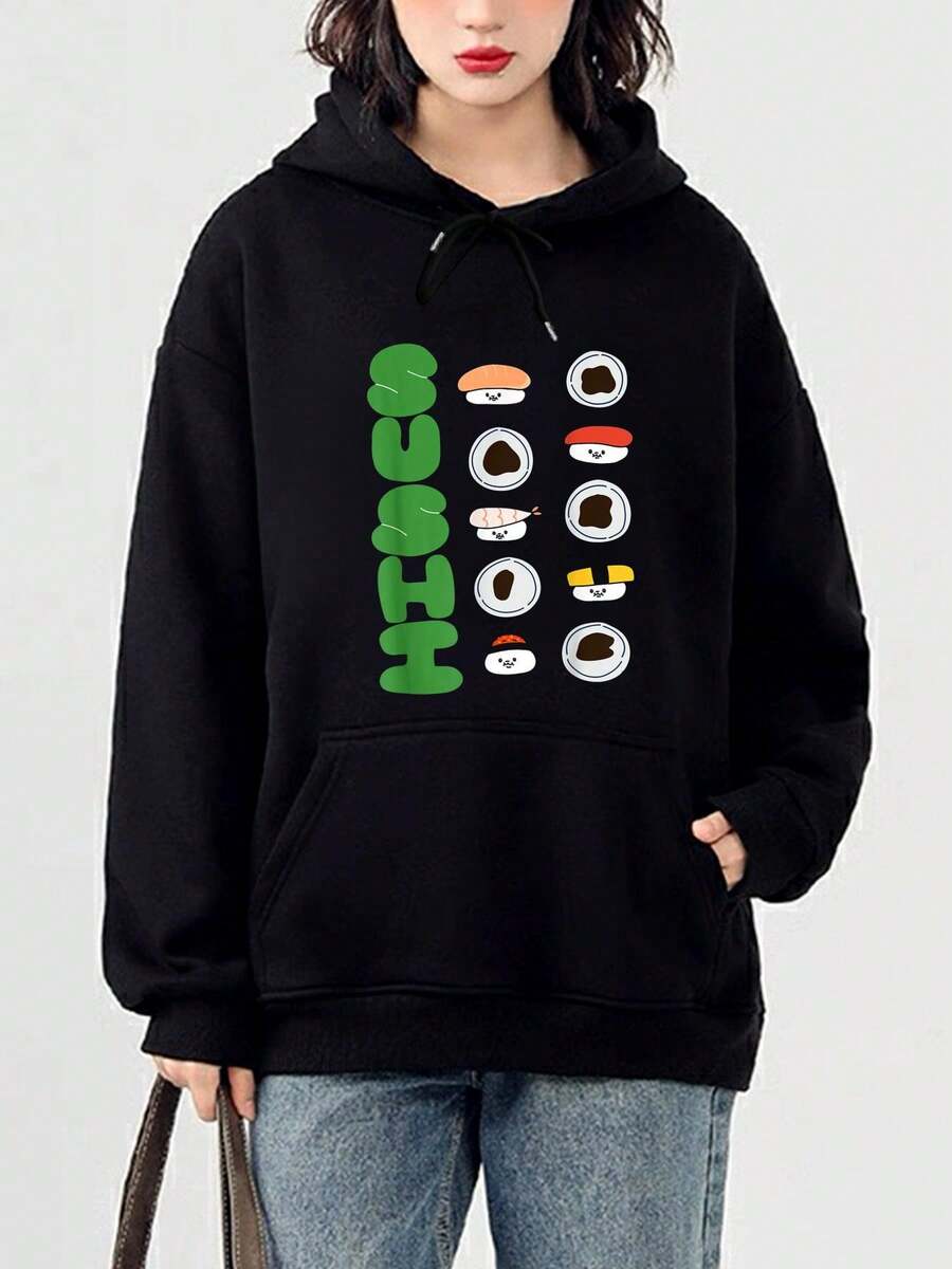 Women Sweatshirts - 黑色 - 查看 1