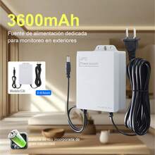 5400mAh Mini Lithium Ups Battery Backup para una Tira de Luz del Enrutador de Cámara Al Aire Libre, Proporcionando Salida Estable de 12V 2A, Compatible con (Enchufe de EE. UU.) - Multicolor - Ver 2