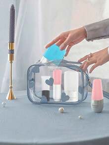 16pcs Travel Container Leak-Proof Covers, 12/10/8/4/1pcs Set Silicone Leak-Proof Bottles For Toiletries, Fits Most Bottle Sizes, Elastic Sleeves, Unisex, Multicolor, Suitable For Travel Organizer, Travel Essentials, School Supplies, Holiday Camping, Mini Perfume (Unisex), Beach Fragrance, Christmas Gift, Halloween Gift - 多色 2 - 查看 5