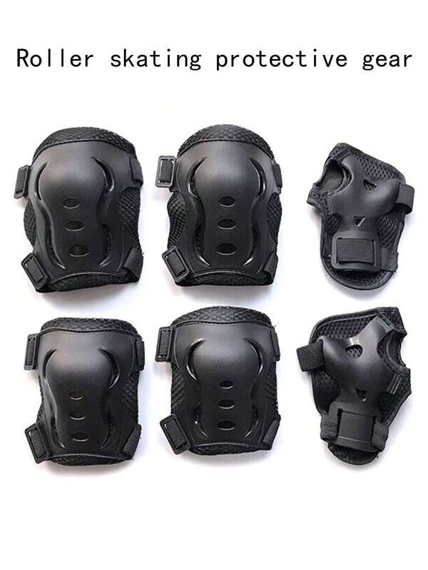 3 Sets Knee Protection, Balance Bike, Thickened Butterfly Protection, Skateboard, Ice Skates, Sports Combination Protection