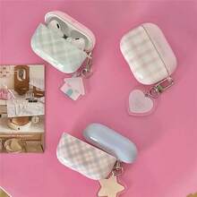 Ins简约撞色格子波点3耳机盒Pro2保护套新款4新鲜苹果无线蓝牙2.0小众 - 彩色 - 查看 2