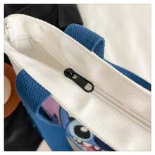 1 Stück Stitch Tasche für Frauen, kann an einer Schulter oder quer über den Körper getragen werden, große Kapazität, süße Cartoon-Shopper-Umhängetasche, ideal für den täglichen Gebrauch unterwegs (einige Teile können zufällig sein)