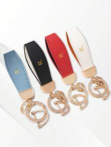 1pc Letter R Keychain, Fashionable Minimalist Car Key Chain, Bag Pendant, Key Holder, Multiple Colors Available, Ideal Small Gift For Friends, Family, And Partners Christmas