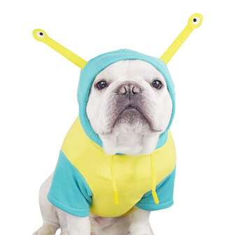 Pet Halloween Costume Alien Hoodie Monster Costume Pet Apparel Halloween Party Dress Up Accessories For Cat Small Dogs Puppy Kitty Kitten Boy Or Girl