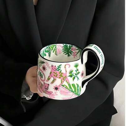 时尚动植物图案杯子，送礼佳品