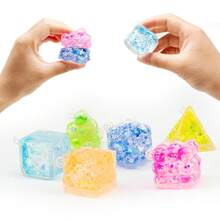 Latest Hot-Selling 3D Geometric Foam Bead Squeeze Stress Relief Toy Set, Random Delivery - Multicolor - View 4