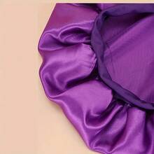 Unisex Polyester Non Fragrant Satin Nightcap With Loose And Tight Strap - Comfortable For Daily Use Shower Cap, Personal Care Bathroom Accessory