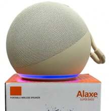 Alaxe Bocina Parlante Tipo Alaxe Bluetooth Recargable en Varios Colores Disponibles - Beis - Ver 2