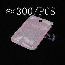 约 100 件/300 件硅胶透明安全耳环后盖，适用于耳环、耳钩、耳钉、珠宝配饰、女士日常佩戴 - 無色 - 查看 14