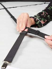 2 piezas Sujetadores elásticos ajustables para sábanas, Sujetadores de sábanas de uso pesado para colchón, ropa de cama, tienda de campaña, uso doméstico